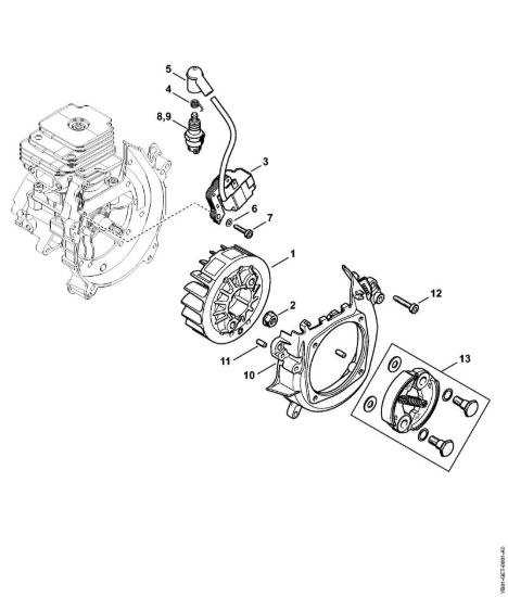 Impianto di accesione, Frizione BC 230 BC 230 brand Stihl